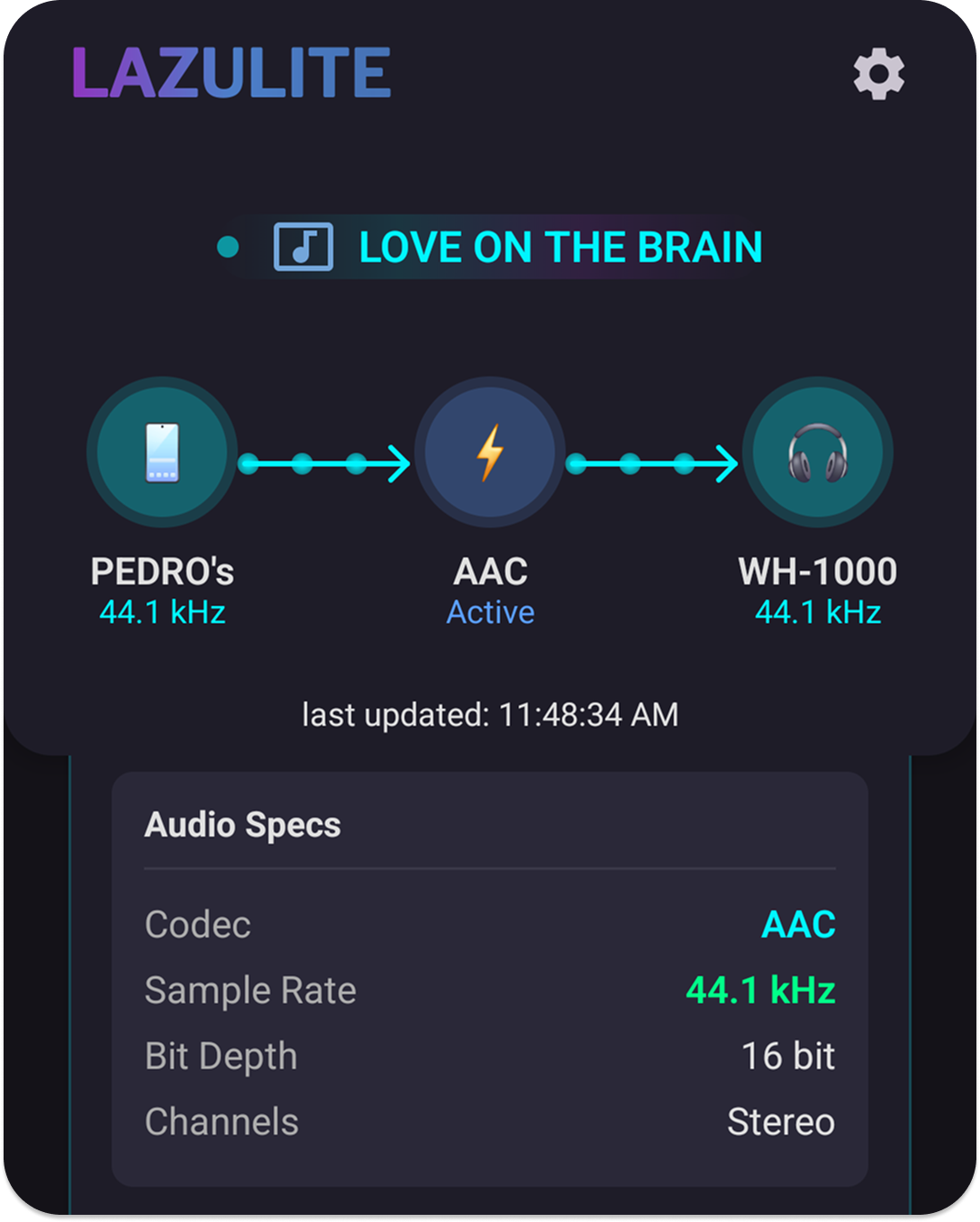 Real-Time Audio Codec Analysis